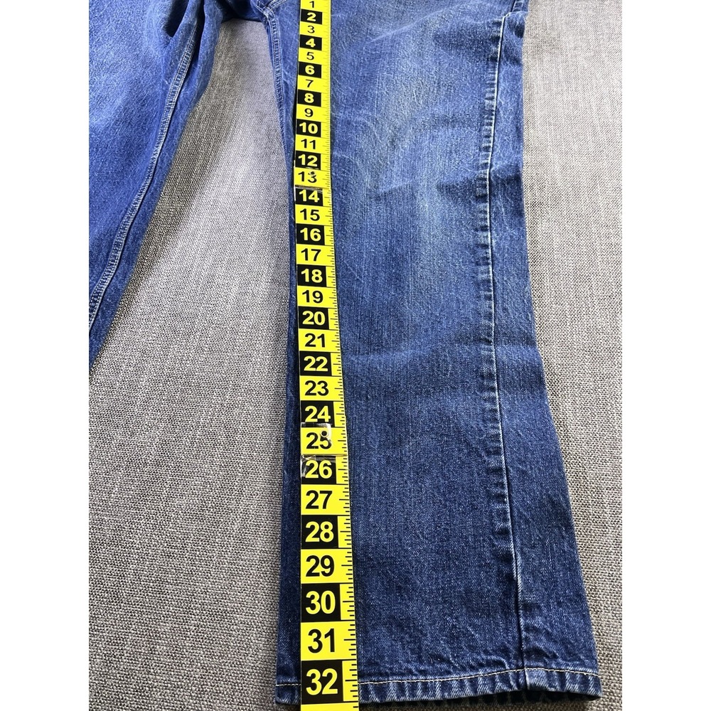 Tommy‎ Hilfiger Jeans Men's 36x32 Blue Straight Relaxed Preppy City Medium Wash - Picture 8 of 13